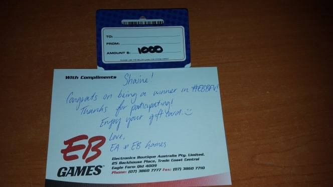 I still can't thank you enough for this <a href="/EBGamesAus/">EB Games Australia</a>, good memories!