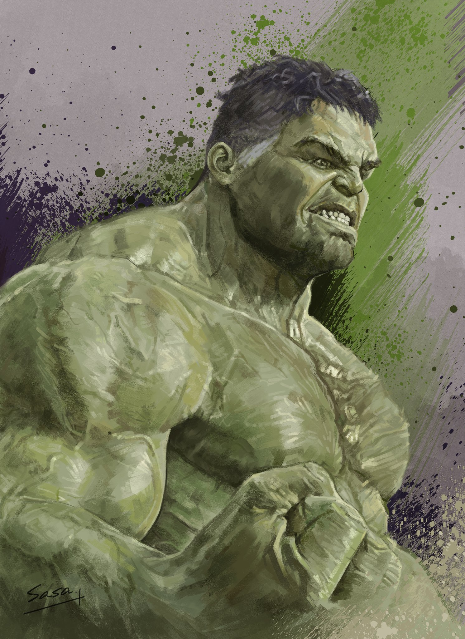 KOSTAS ハルク MARVEL 現代アート KOSTAS ハルク MARVEL 現代アート