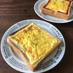 忙しい朝に!簡単、洗い物いらずなオムレツトースト