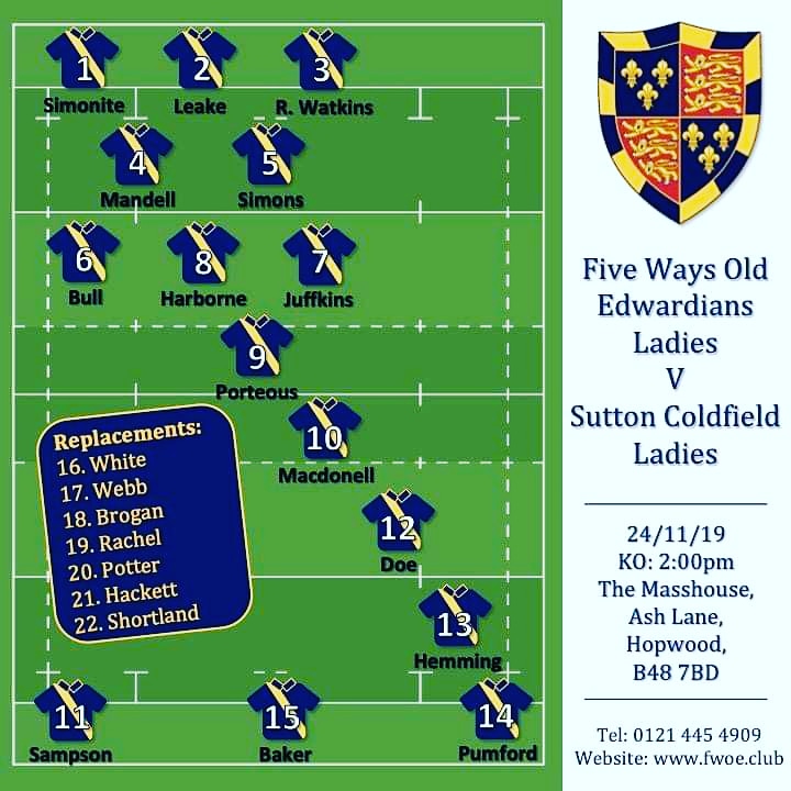 Lisawebb123's tweet photo. Come down tomorrow for a spot of rugby! See you there xx https://t.co/nR4CpPt0Zc