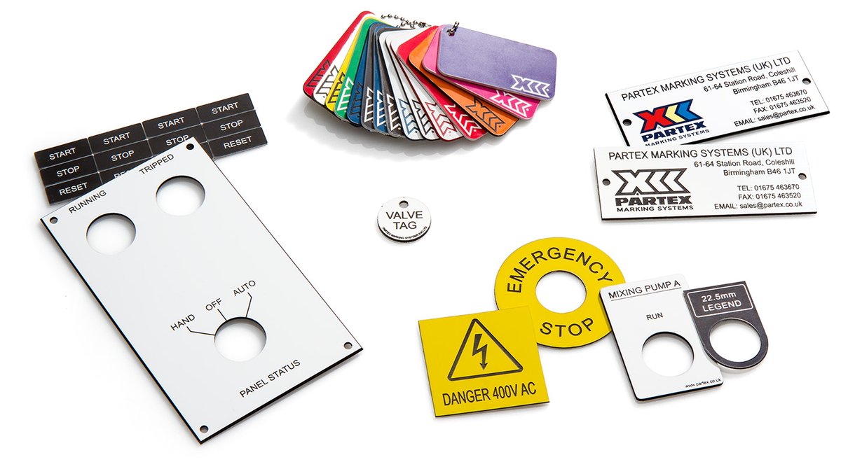 Special Offer: 20% off ALL Partex Engraved Plates and Polypropylene labels. Offer includes custom plates or labels of your design and specification. #SpecialOffers
partex-direct.co.uk/Labels