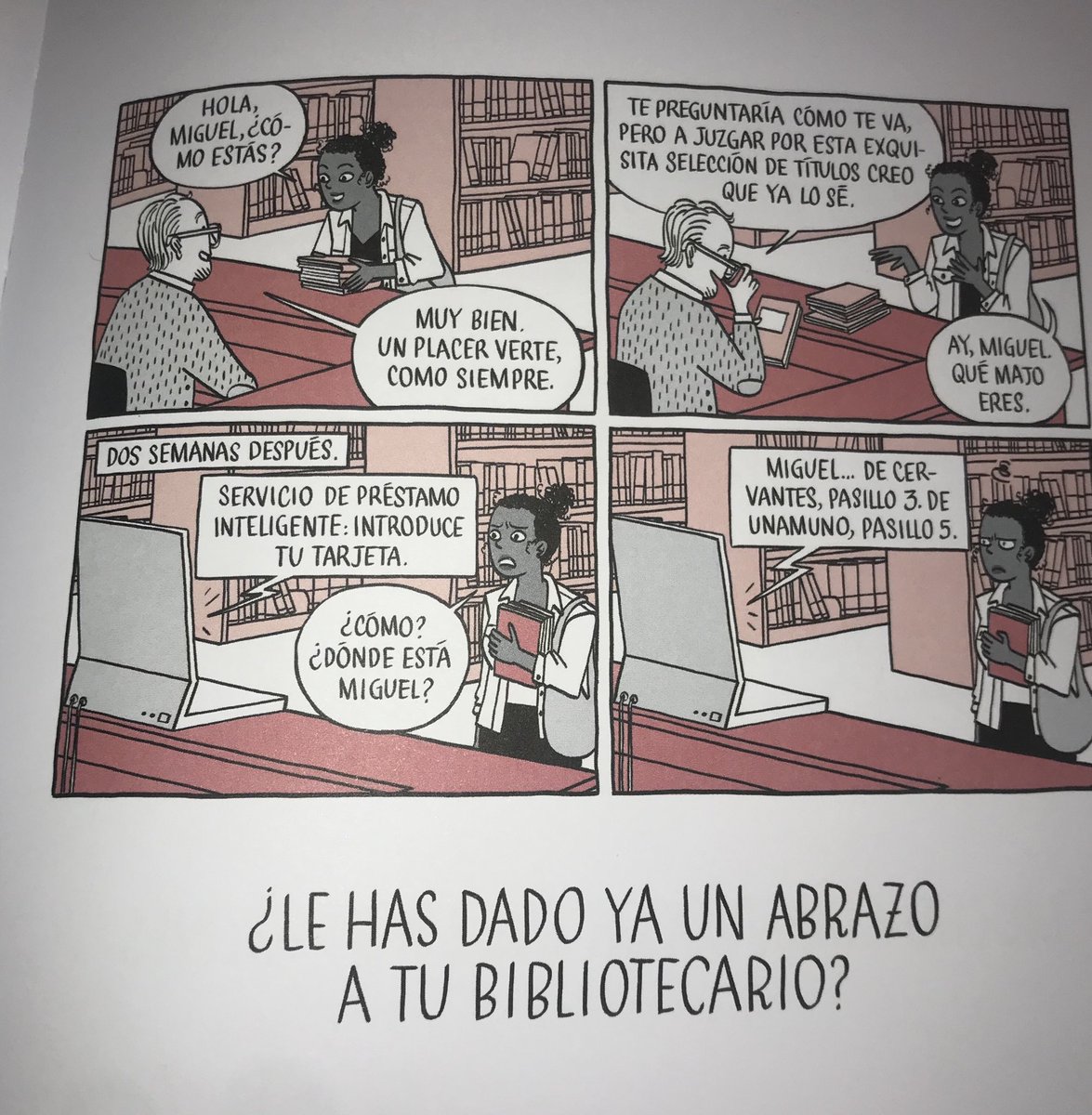 Le has dado ya un abrazo a tu bibliotecario? #bibliomanias