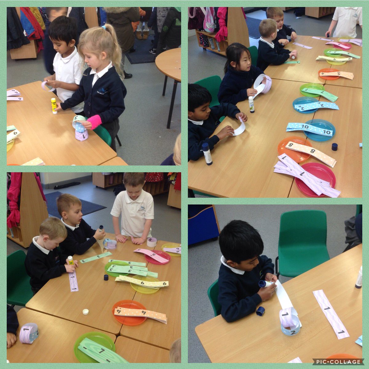 GBS_Foundation's tweet photo. We had a great time practising our number order by making paper chains in Foundation. #gbs4eyfs #gbs4maths https://t.co/RBdbTD4EMs