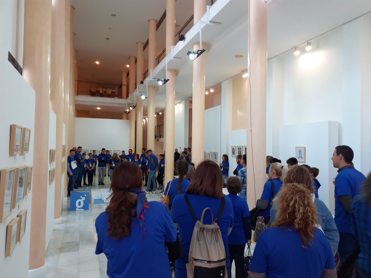 mayhuelva's tweet photo. Buenos días desde #Moguer en las olimpiadas de robótica de @RedGuadalinfo de #Huelva @AjFdezcano @AytoMoguer @esingenieria_jr https://t.co/hX2StR700U