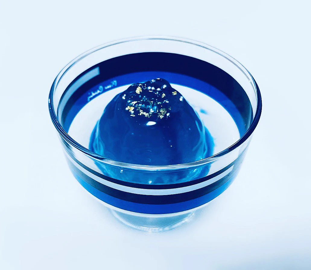 芸術的！青の手作りスイーツがオシャレすぎる件