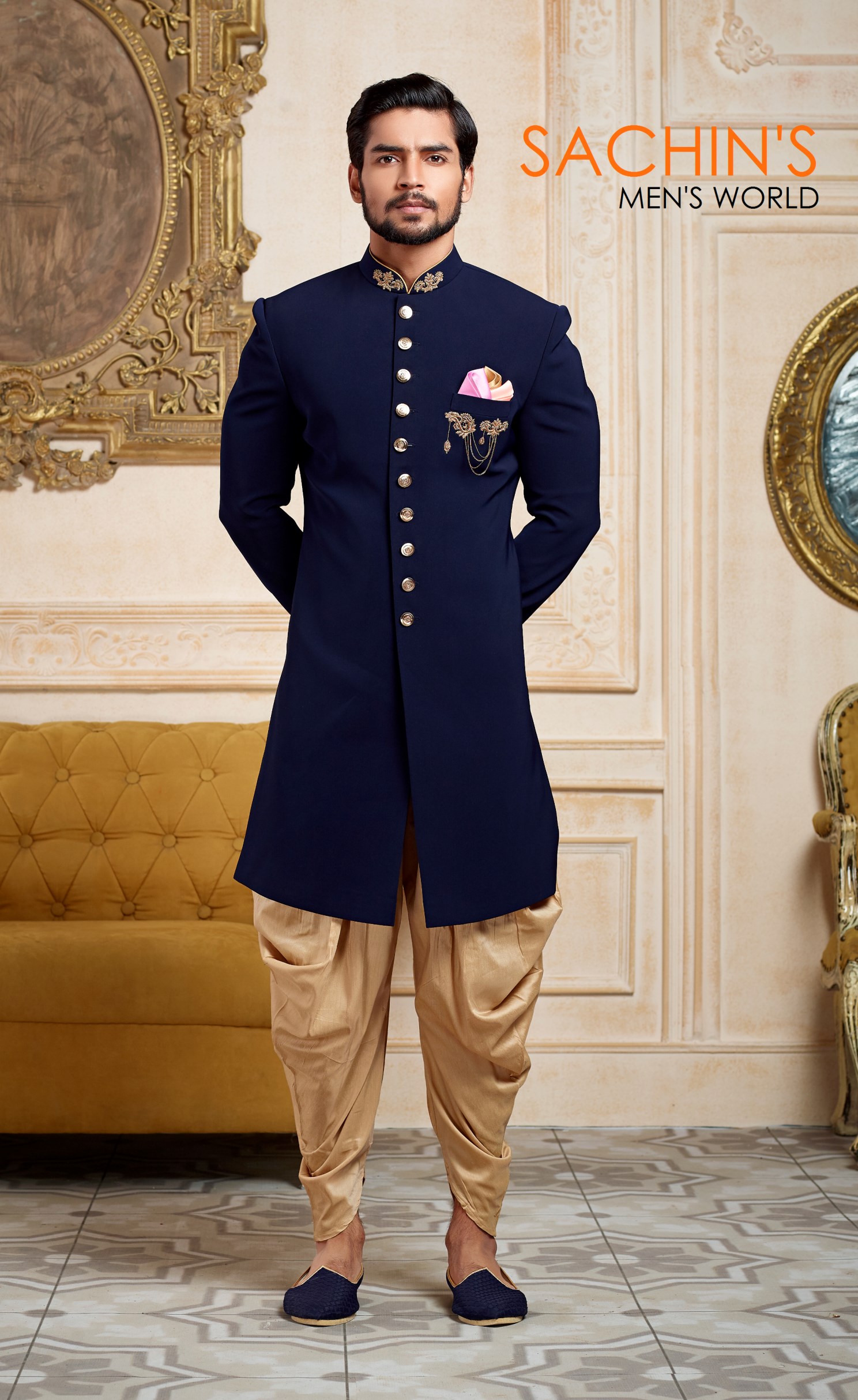 Latest indo western hotsell for mens 2019