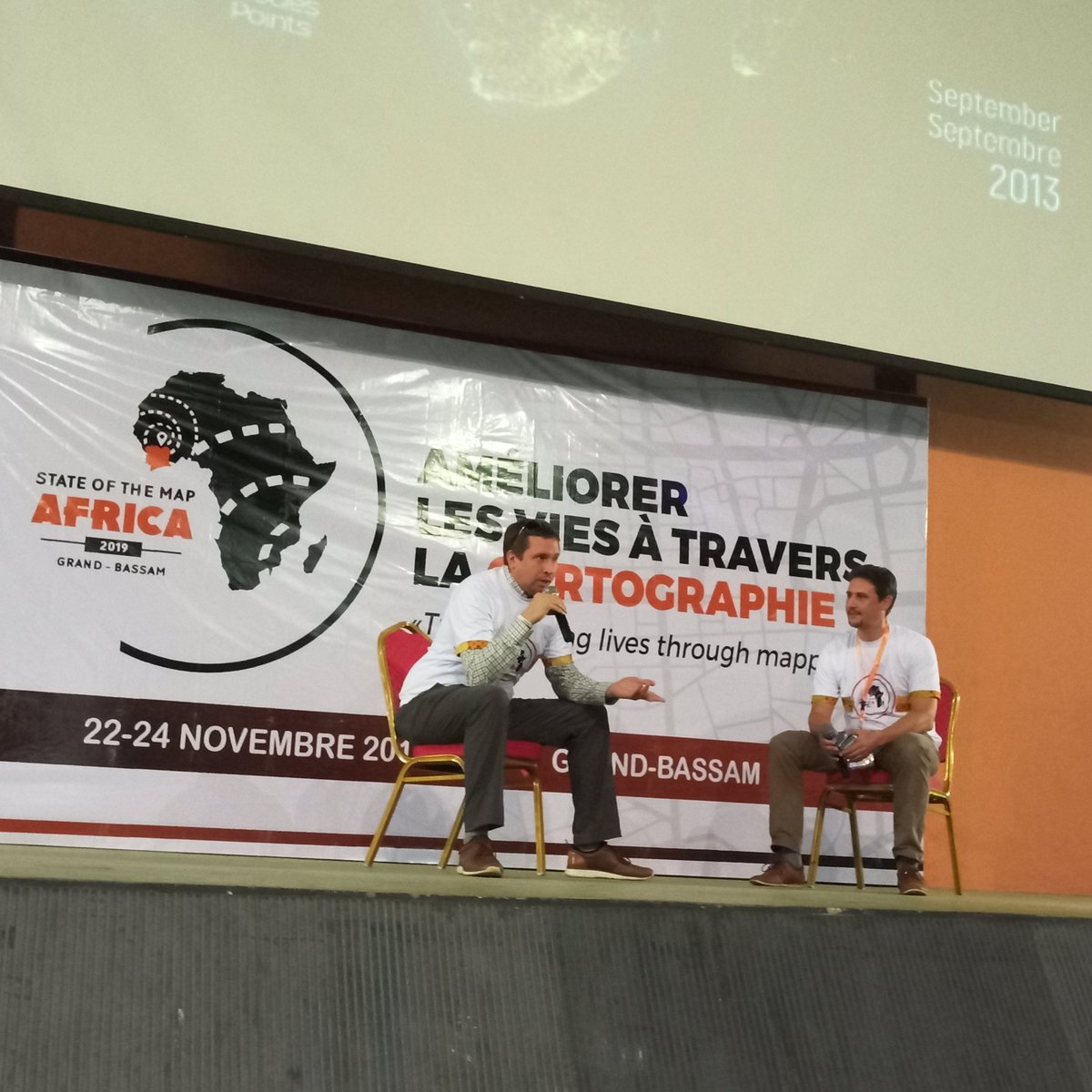 fatima alher (@falher3) on Twitter photo Nous commençons cette deuxième journée #SotMAfrica2019 par l'histoire de #OpenStreetMap par son créateur <a href="/SteveC/">Steve Coast</a> Nous commençons cette deuxième journée #SotMAfrica2019 par l'histoire de #OpenStreetMap par son créateur <a href="/SteveC/">Steve Coast</a>