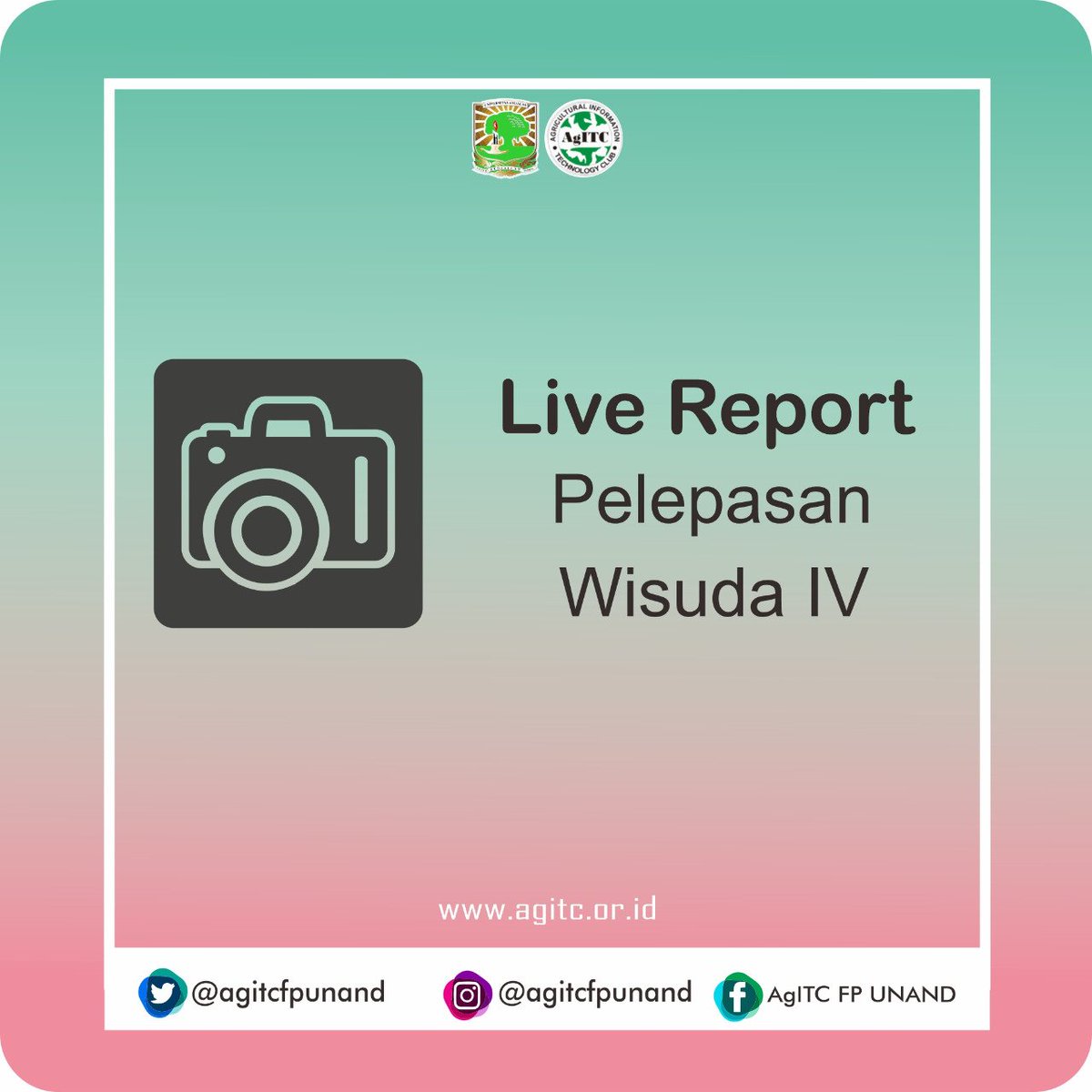 AgITCFPUnand's tweet photo. Sedang berlangsung acara pelepasan wisuda IV UKMF AgITC FP UNAND yang berlangsung di ruang seminar BDP Lt.2
——————————————————————#AgITC
#itforeveryone https://t.co/48U97VS9me