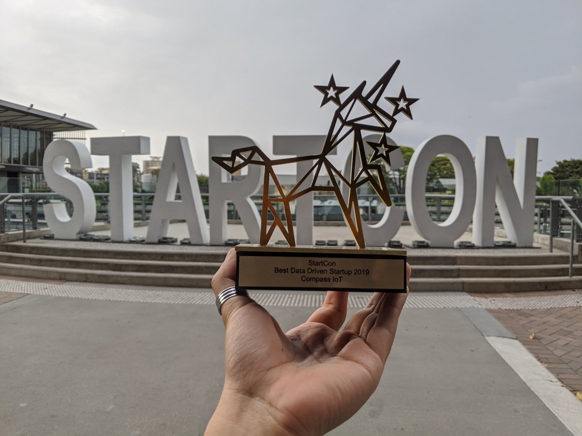 CompassIOT1's tweet photo. The Compass team is humbled by winning the Best Data Driven Startup at @StartConHQ  today! Thank you to all that voted for us 👐 https://t.co/lyL2MvJAP6