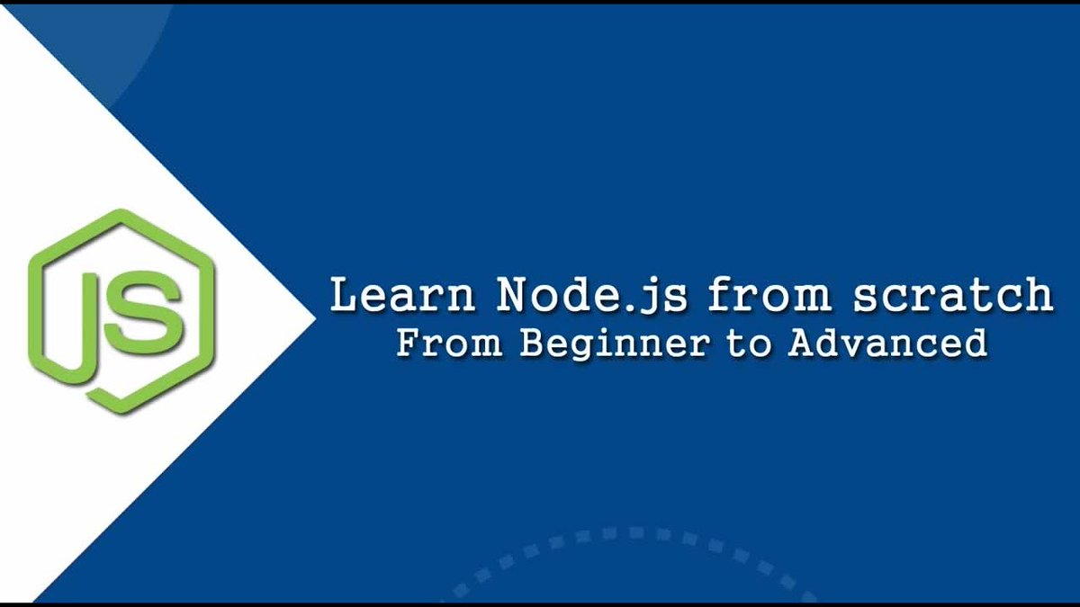 Nodejs_News__'s tweet image. Learn Node.js from scratch: From Beginner to Advanced
☞ codequs.com/p/HkNRG483H?ut…
#nodejs #NodeJS
7FxENMbXkB2U