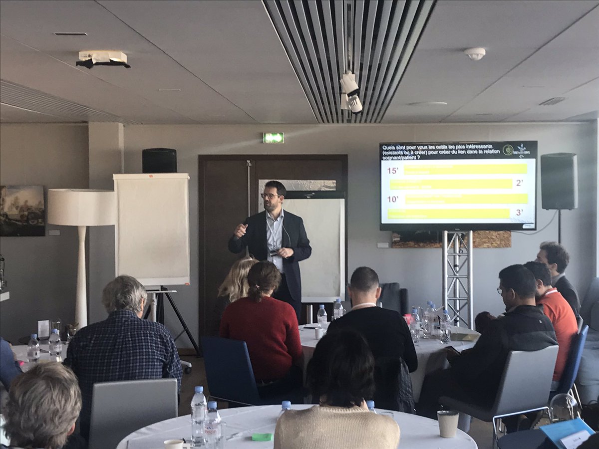EdouardHarmel's tweet photo. L’atelier « le numérique au service du lien médecin patient » à Bordeaux #digihealthdays #mylanconnects @LionelREICHARDT https://t.co/PjhgH08q0B