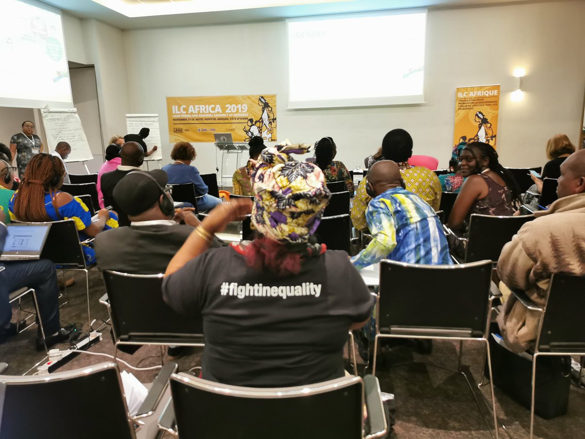 WcChepkwony's tweet photo. Day 2 at the ILC Africa Land Forum. Gender Justice session provokes a deeper discussion on the consistency of key gender concepts and language amongst our members. @ILCAfrique @groots_kenya @EileenWakesho @IDRC_CRDI @Canada @KLandalliance #LandForum @Fridahgithuku @graceananda04 https://t.co/AW2vEHSLmd