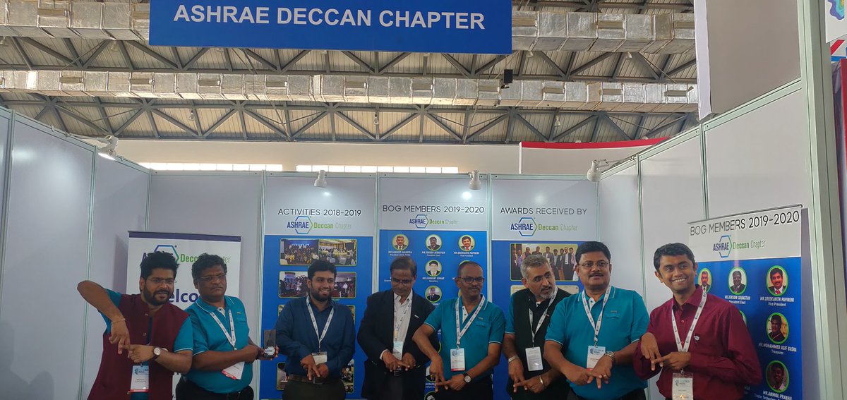 AshraeDeccan's tweet image. #ASHRAE Deccan chapter at the #REFCOLD2019 @ASHRAE_RAL @ashraenews