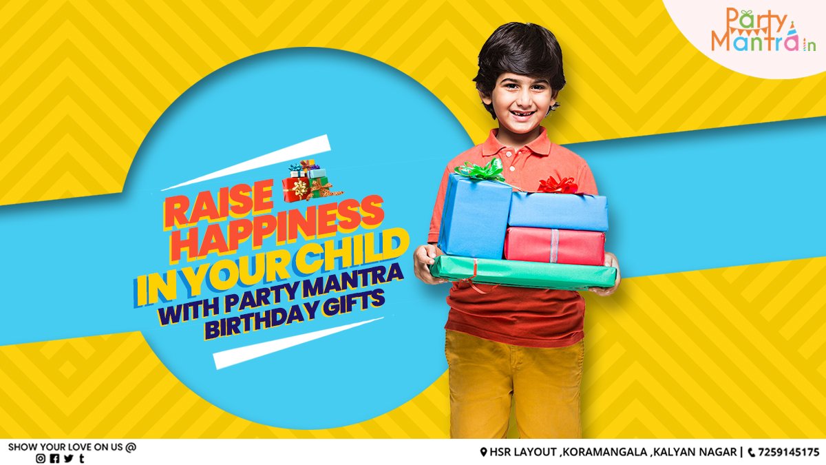 PartyMantra's tweet photo. Find a great birthday gift from Party Mantra Bangalore
#partymantra #bangalore #party #birthday #returngifts #birthdaygifts #kids #boys #girls https://t.co/V8Z568bZjf
