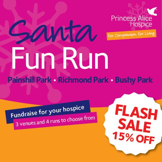 PAHospice's tweet image. Only a few more days left to SAVE 15% in our Santa Fun Run FLASH SALE! By signing up to take part you will be helping us raise the vital funds needed to support the care we give to patients and their families when they need us most. Sign up at pah.org.uk/santafunrun #ForLiving