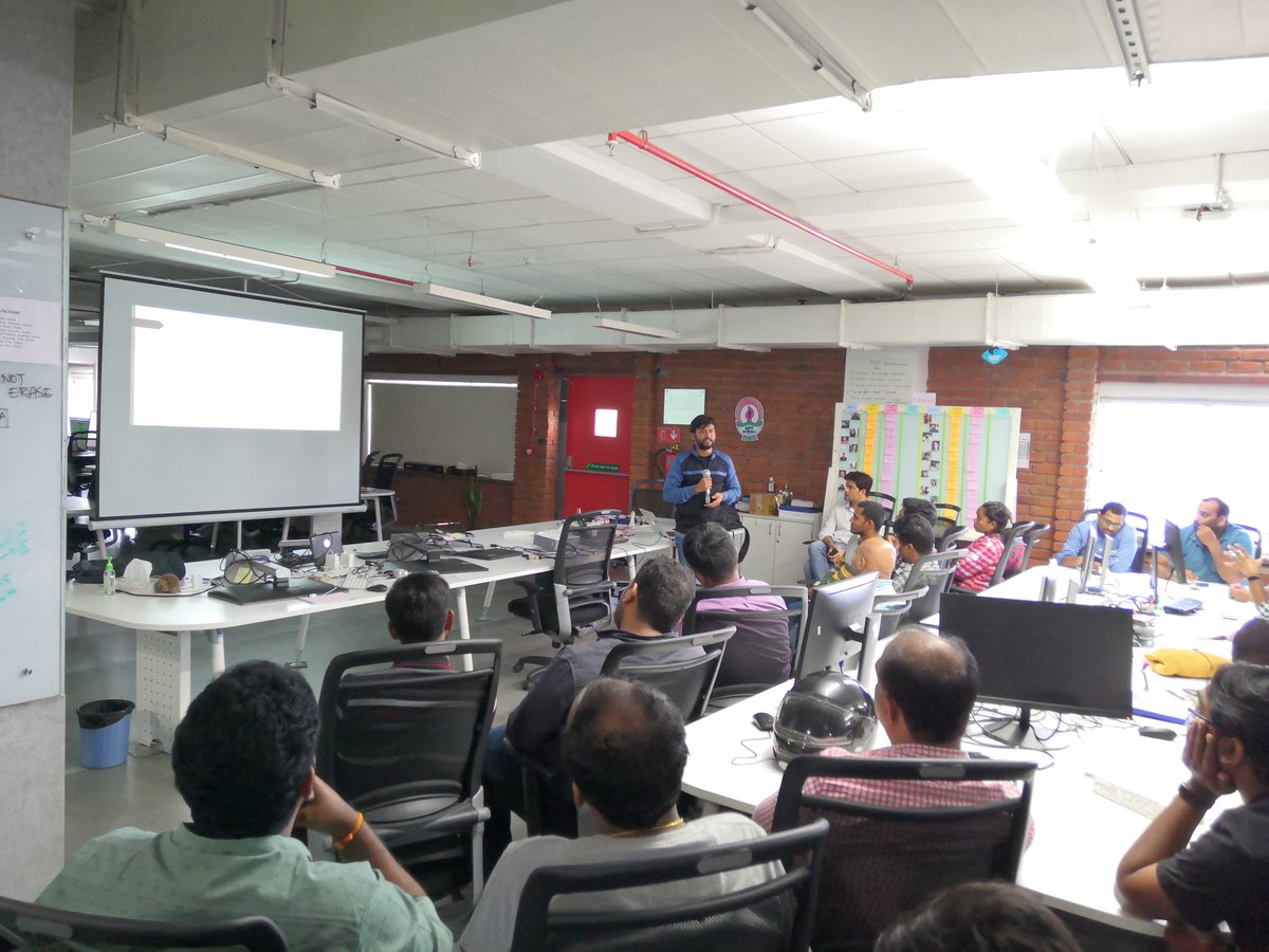 nullhyd's tweet image. Thanks @thoughtworks for hosting Null Meet. Looking forward to host more events in future. Thanks @ervikey @sarwarjahanm @rajatk17 for your wonderful talks.
Clicks from Today&apos;s meet.