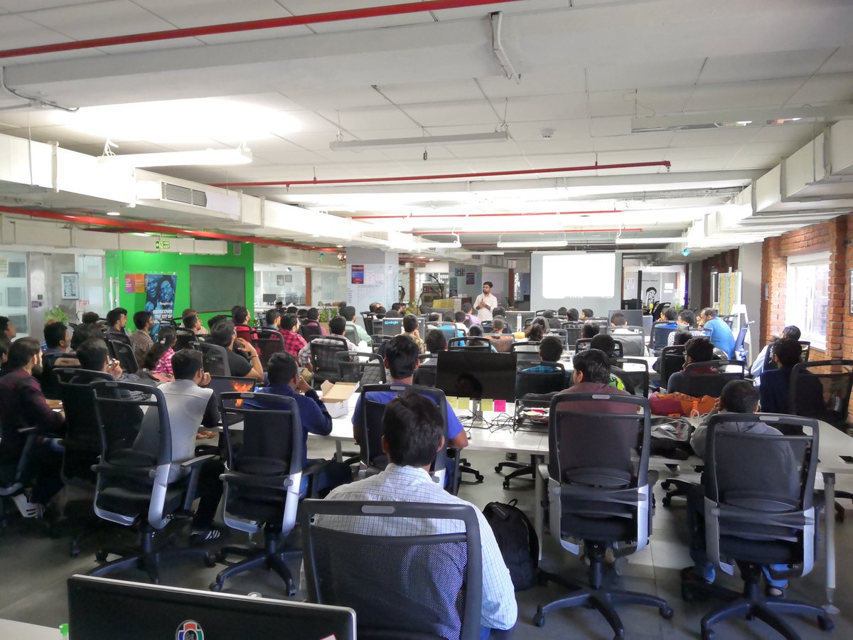 nullhyd's tweet image. Thanks @thoughtworks for hosting Null Meet. Looking forward to host more events in future. Thanks @ervikey @sarwarjahanm @rajatk17 for your wonderful talks.
Clicks from Today&apos;s meet.