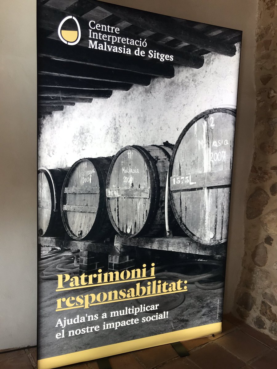 alacartemenus's tweet photo. Por fin visitamos el Centre d'Interpretació de la Malvasia de Sitges #CIM @HospitalSitges @malvasia_sities @CarreteradelVi 👏👏👏
#aprender #somsommelier
#lallotjadoterraimar @laLlotjaDO https://t.co/sht41nZwVM