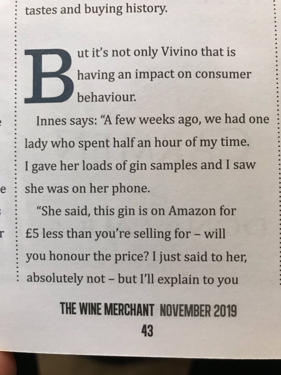 Just1nHS's tweet photo. Great quote from Phil Innes @lokiwine in @WineMerchantMag about why supporting your local indie is important.... https://t.co/xHm7XnLrmT