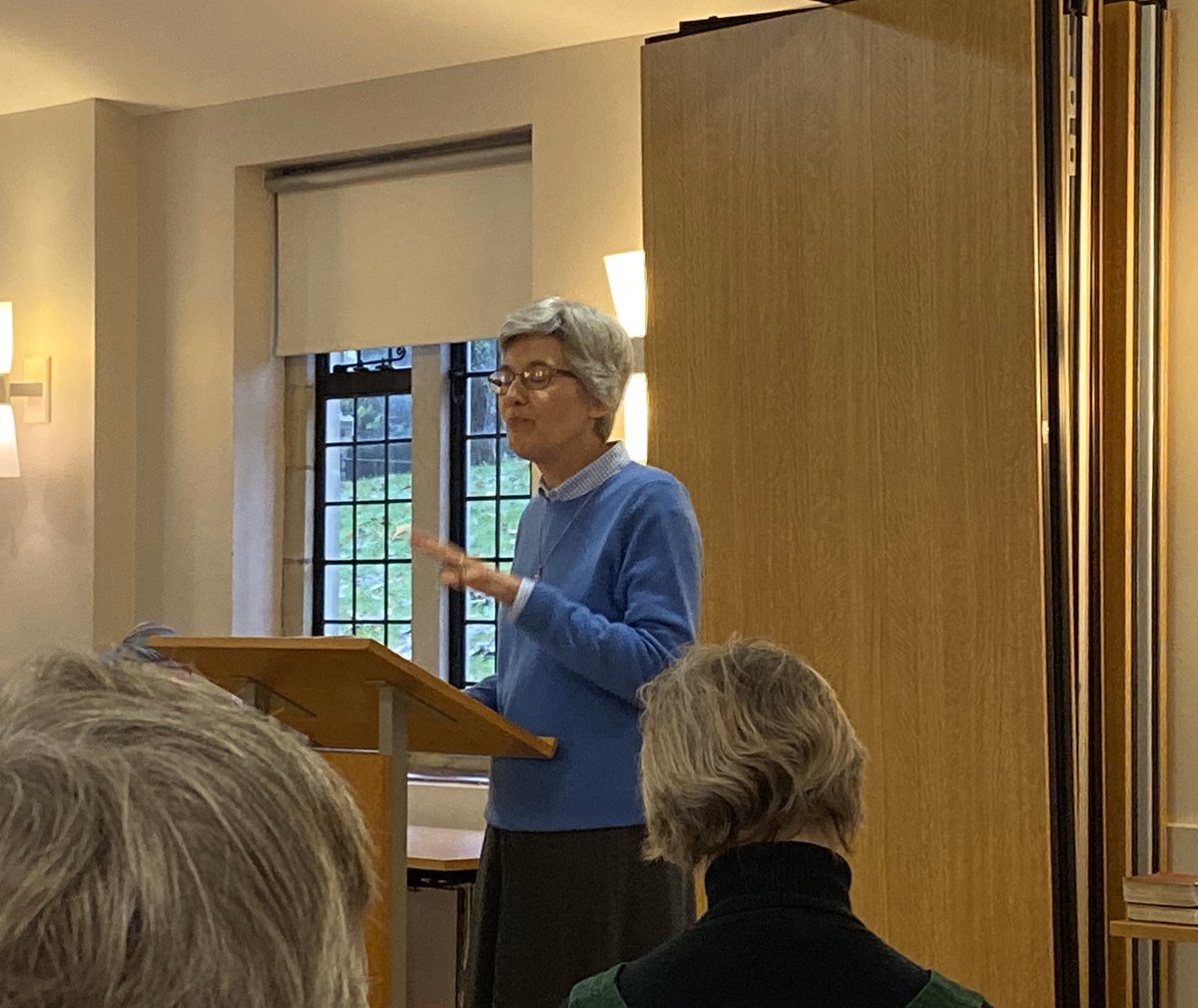 CR_Mirfield's tweet photo. We welcome Bonnie Thurston today to speak on the Gospel of Matthew today, part of our annual study programme. #gospel #christianlearning https://t.co/Xs5dTFlnup