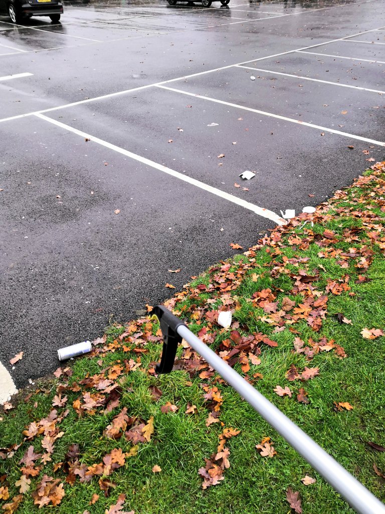 Firesnapper999's tweet photo. Good morning folks, 🚐 day out, 1st #WellesleyWoodlands #DukesWood Car Park #Aldershot Lazy chavs couldnt be bothered to place their fish & chips / @BurgerKingUK waste in 1 of many bins available. #2MinuteParkClean deployed. ½ bag of food drink waste 😡 #RespectOurCommunity https://t.co/brXMVR7k1S