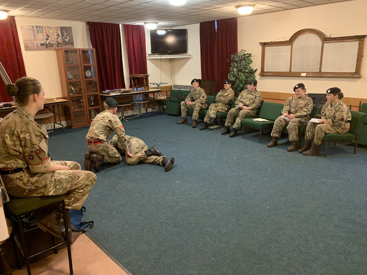 MajDodsACF's tweet photo. Platoon weekend training. 1 Star SAA, 2 Star YFA, 3 Star CFIT and an NCO Cadre with a presentation from @CSM_DACF later. #apctraining #platoonweekend @ArmyCadetsUK @DurhamAcf @DaveyBenson @fozzy41 https://t.co/CKw4C41k7e