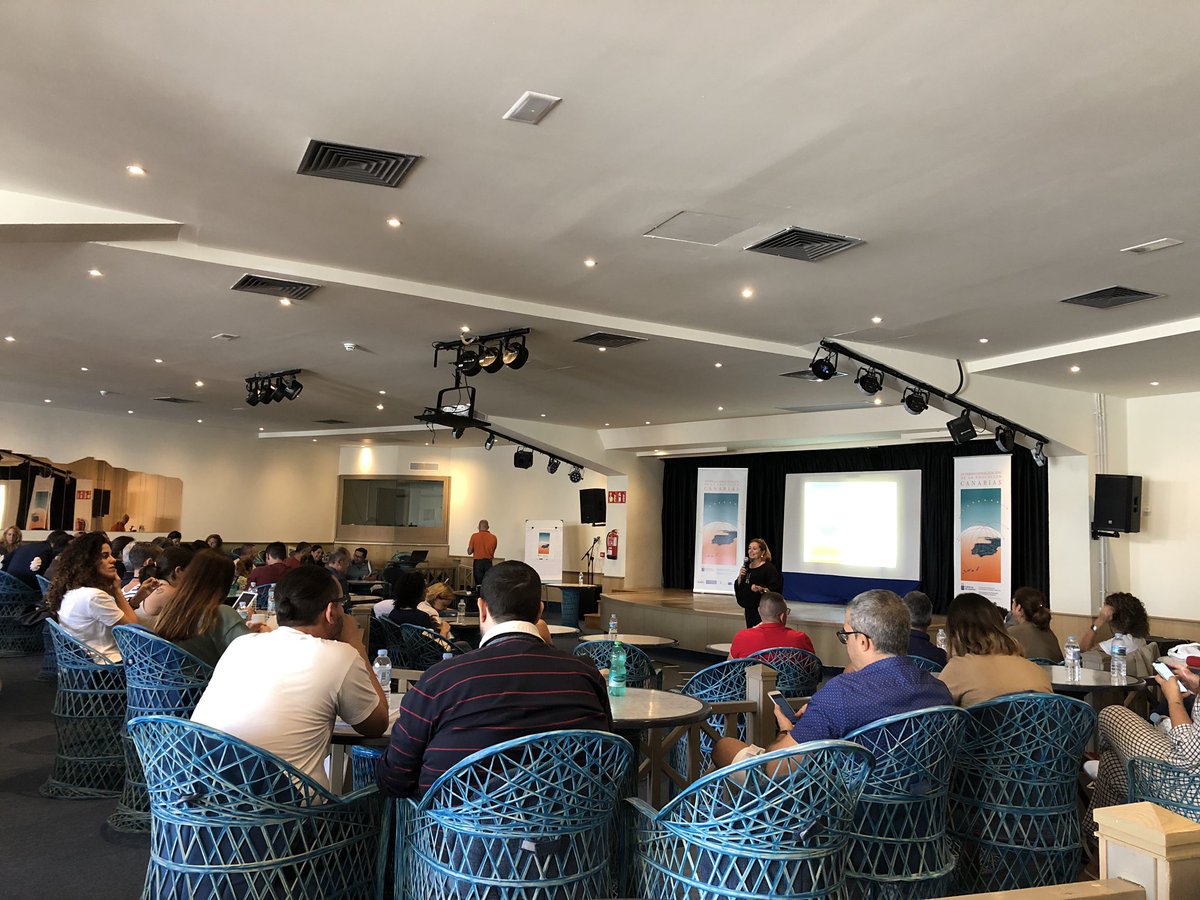 Segundo día del encuentro #ErasmusPlus #Canarias aprendiendo y compartiendo experiencias con otros compañeros implicados en el mundo #Erasmus!