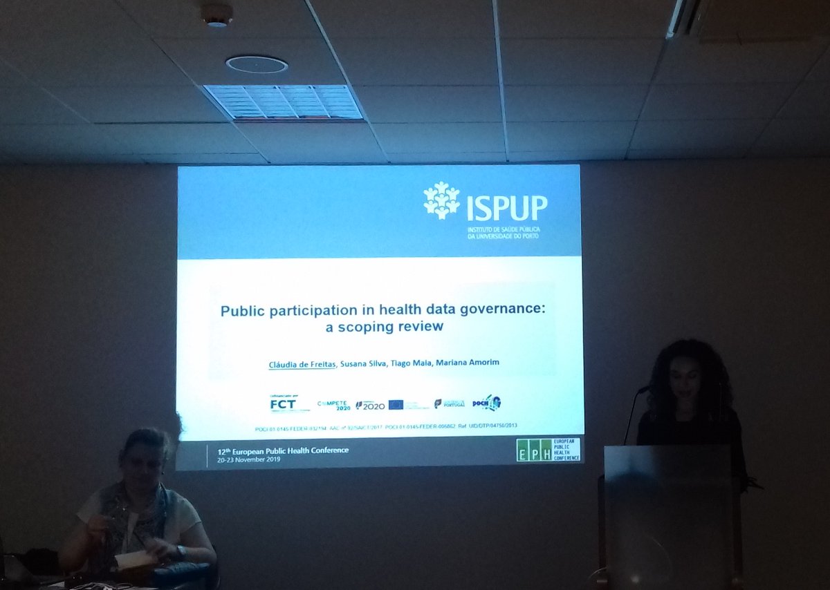<a href="/silvia_fraga14/">Sílvia Fraga</a> @shell_ki <a href="/Lifepath_eu/">Lifepath</a> @Social2Bio . <a href="/c6defreitas/">Claudia de Freitas</a> presented “Public participation on health #datagovernance” <a href="/EPHconference/">EPH Conference</a> session on “Citizen and Patient Access to Information” #EPH2019 @Amorim_Mariana @susilva_ispup <a href="/TiagoMMaia/">Tiago Maia</a> #DATAGoVproject