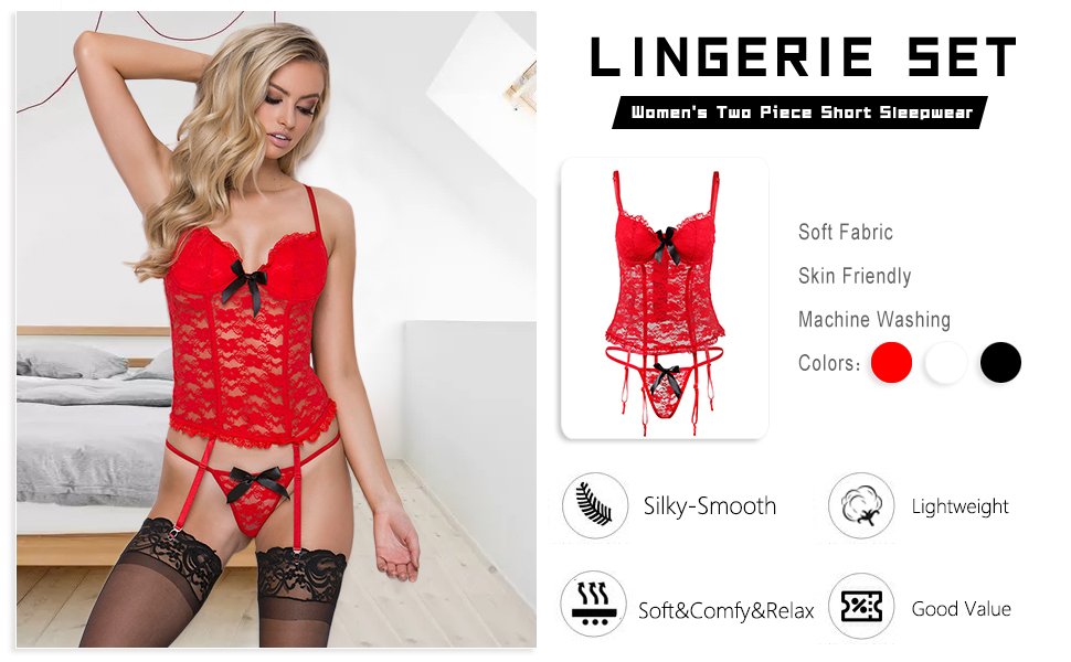 Toporigami's tweet image. EVAbaby Plus Size Sexy Corset Garter Belt Lingerie Set for Women Exotic Floral Lace Camisole Sleepwear
amzn.to/2Owfg6U