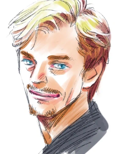 男子フィギュアフリーの前にボロノフさん描いた。 