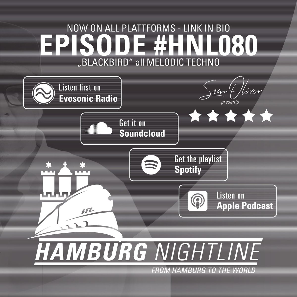 HH_Night_Line's tweet photo. Have you heard ‘HNL080 "Blackbird" plus Guest Mix by Tom Fawley’ by HAMBURG NIGHTLINE on #SoundCloud?
https://t.co/PITh2V0Ho1
#Raxon #NekliFF #SpaceMotion
#Boris Brejcha #Asyigo #MasterFale #Elax #ARTBAT #IanAxide #UMEK #ASH #Pleasurekraft #ThomasEvans #DominikSchwarz #SHDDR https://t.co/zcXhLIR70V