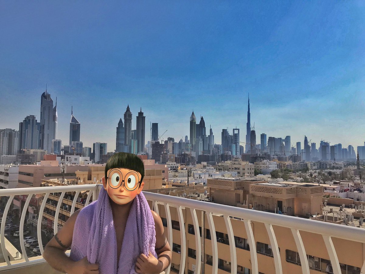 timbermudez's tweet image. Nobita in Dubai 😎

 #freetoedit  #mydubai
