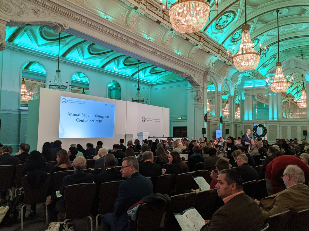 Such a delight to be back at <a href="/thebarcouncil/">The Bar Council</a> #BarConf 

We are keen to learn from the Bar what <a href="/TheICLR/">ICLR</a> and <a href="/ICLRanD/">ICLR&D</a> can do to make your lives easier - come say hi 👋
