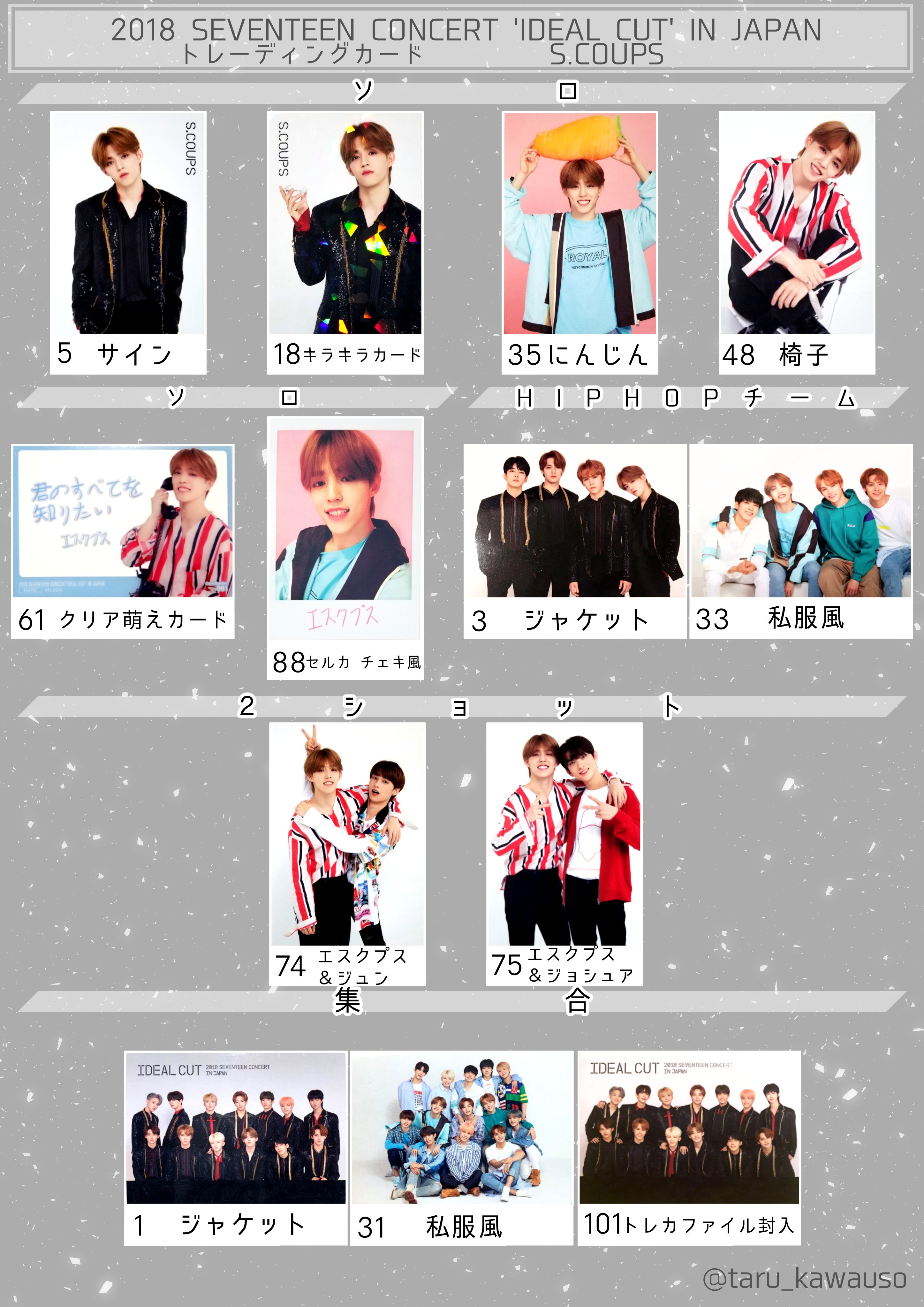 SEVENTEEN IDEAL CUT トレカセット-