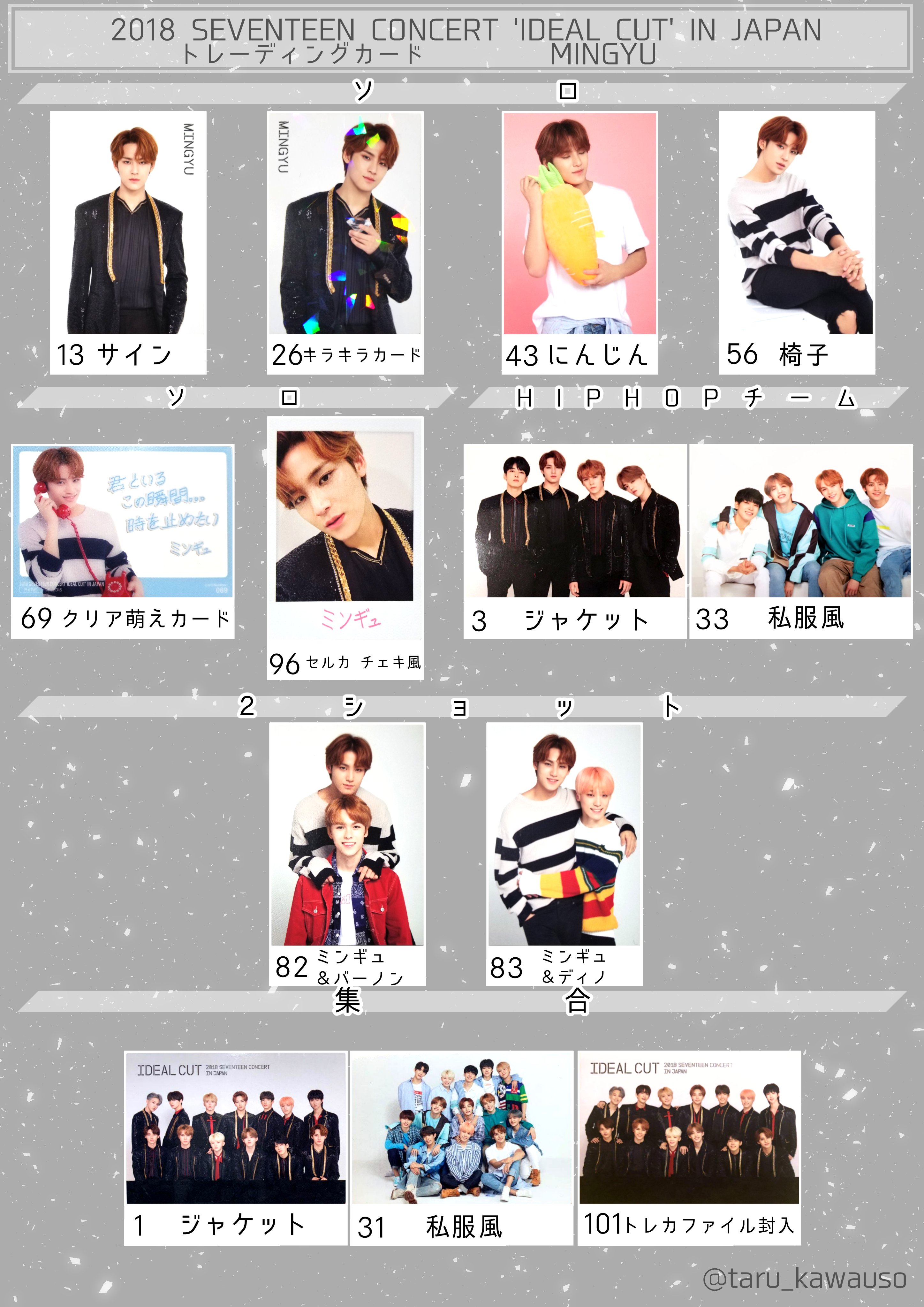 SEVENTEEN IDEAL CUT トレーディングカード トレカ フルコンプ SEVENTEEN IDEAL CUT トレーディングカード トレカ フルコンプ
