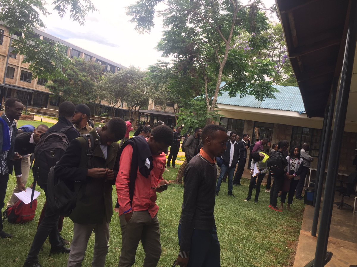 onojarachael's tweet image. Learners waiting to meet recruiters at the #DevCTrainingwithAndela Career fair @Andela_Kenya