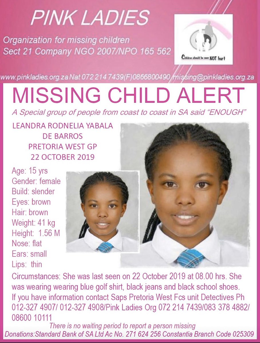 AdvoBarryRoux's tweet image. She’s been missing since October. 

Retweet For Awareness