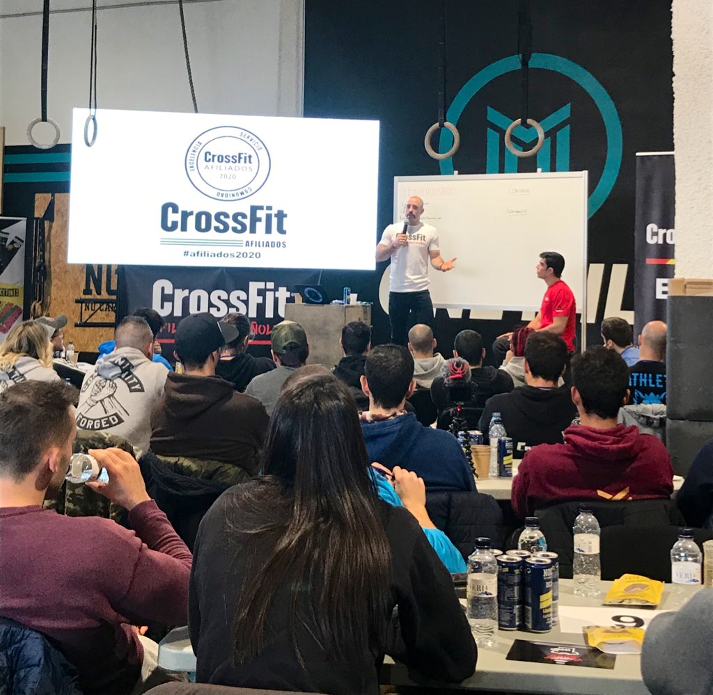 SantsCrossfit's tweet image. @RobCFALaws from @CFAberdeen sharing his experience with us. Affiliate from 2012, a lot to learn and listen.
#afiliados2020 @CrossFit_ESP