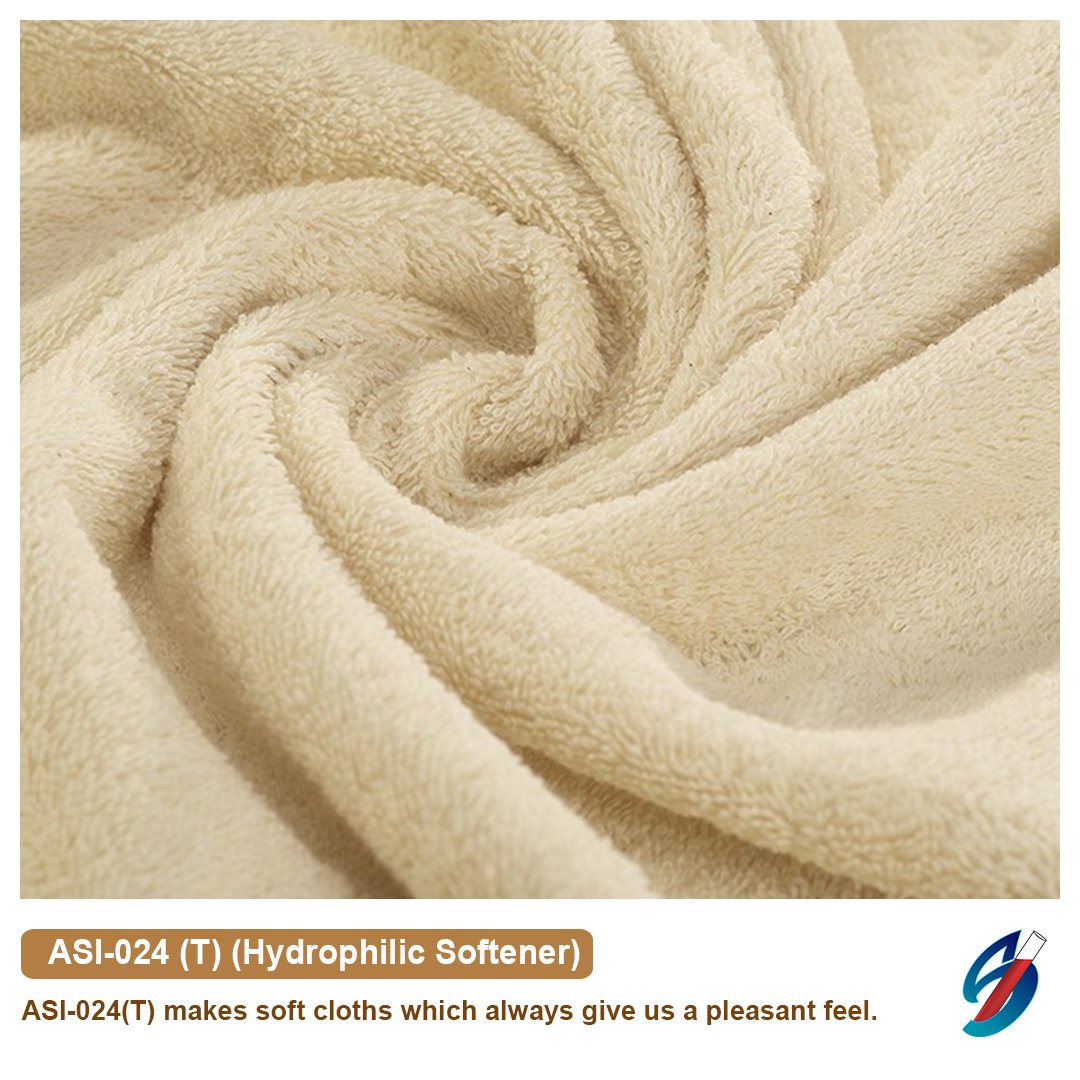 auxi_s's tweet image. ASI-024(T) is a novel finishing agent which gives luxurious soft feel &amp;amp; is highly resistant to yellowing and minimizes piling and stands for multiple washes.#detergent #nonionic #anionic #surfactant #deforming #watersaving #timesaving #improves  #continues #machine #textile #text