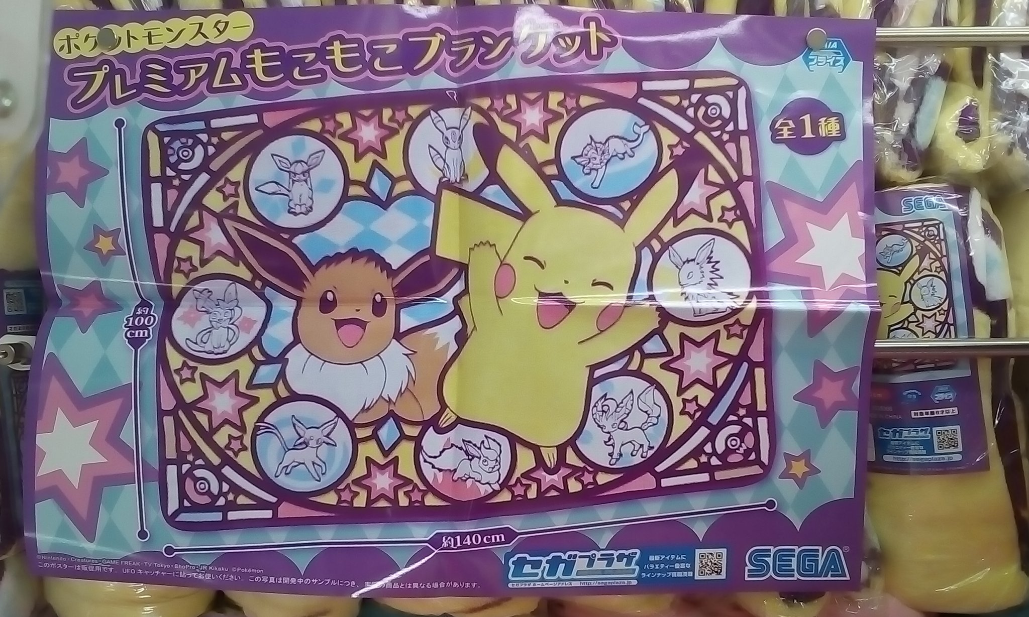 千葉レジャーランド稲毛店 プライズ入荷しました ポケットモンスター Pmもこもこブランケット ゲーセン プライズ Ufoキャッチャー ポケモン T Co Hrpf1qgmil Twitter