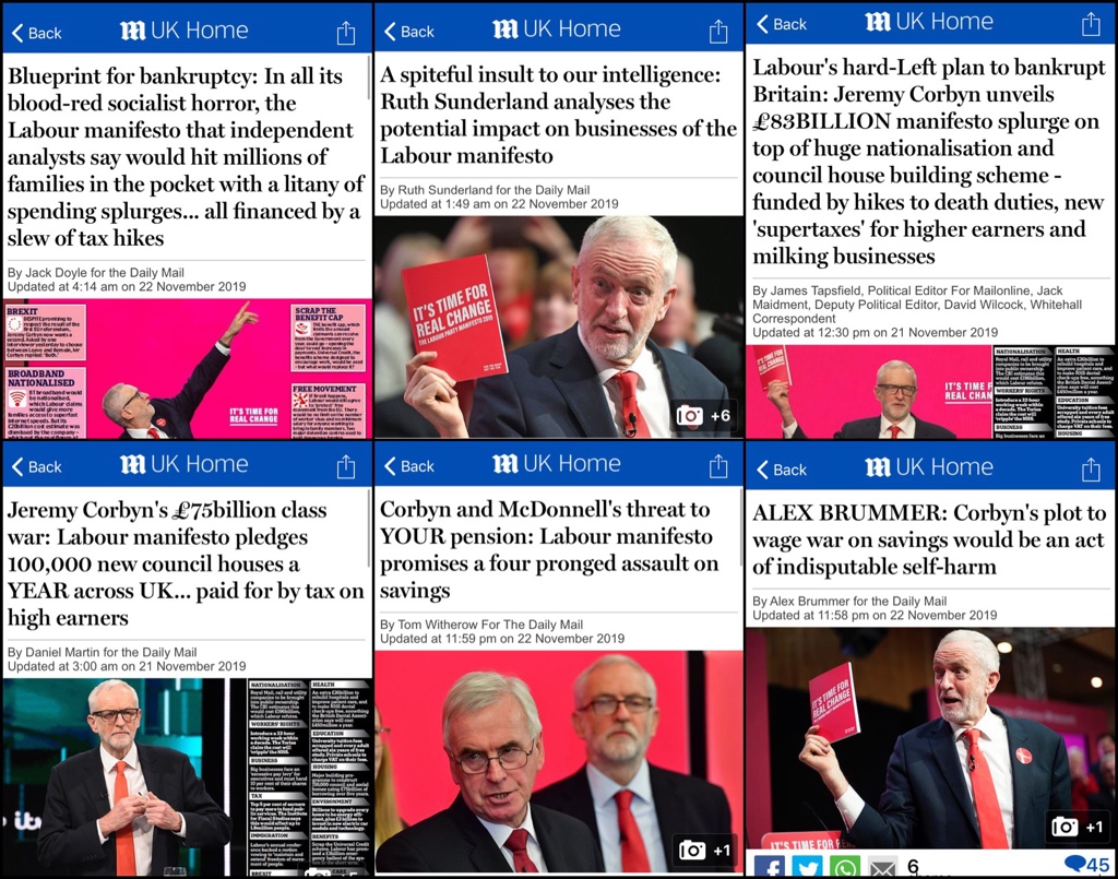AGENDA: Mail bias is also in the language of their coverage. When Labour announce a policy it is reported with criticism in the headline. When the Conservatives announce a policy it is reported factually with no challenge to the claims, no opposition response and no analysis.
