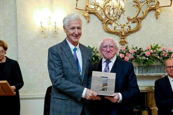 EADTMH's tweet photo. Congratulations Dr William Howlett receiving 2019 Irish Presidential Distinguished Service Award. William is a Neurologist at KCMC, Tanzania. He has trained &amp; inspired a generation African physicians. Take a look at his free textbook Neurology in Africa https://t.co/19GBfzlIEx https://t.co/3L1Ivg6z2n