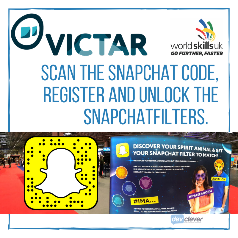 dev_clever's tweet photo. #win a chromebook at #WSUKLIVE!! 

1. Scan the #snapchap code, register for @LaunchpadClever 
2. Snap a picture of yourself and your #filter and share tagging in @LaunchpadClever on FB and Twitter with the hashtag #ima

#imaseal #imatawnyowl #imabarnowl #imatiger https://t.co/Smo4apvS6F