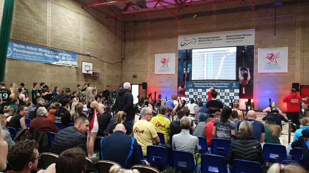#SaturdayMotivation day2 <a href="/WelshIndoors/">WelshIndoors</a> @ChannelViewLeis for the Welsh Indoors Champs... just arrived! The deafening cheering and supporting is incredible!  #awesome <a href="/WelshIndoors/">WelshIndoors</a>