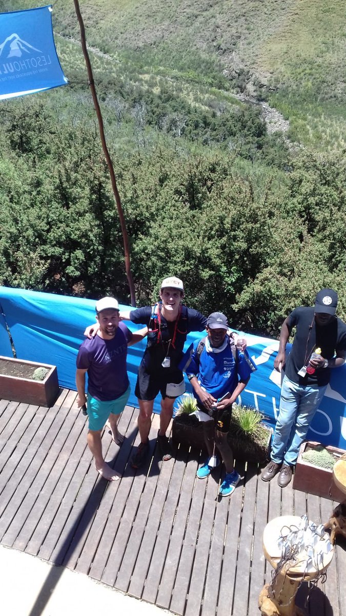 When mountains create legends.
#LesothoUltra 2019 top three 50km men:
1. Quintin Honey 5:35:23
2.  Tseliso Makosha 6:29:09
3. Chris Biley 6:40:09

#malutimountains #trailrunning