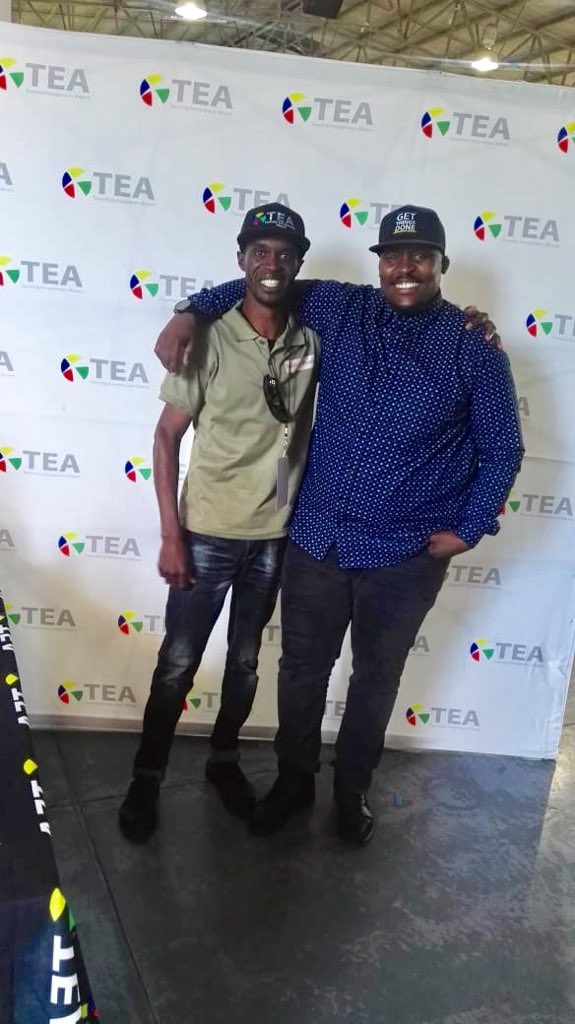 BizCoach_Marsh's tweet photo. OFFICIAL Launch of #Gang4amGRIND🚀
Celebrating South Africa's leading & most inspiring Township Entrepreneur 🏆@BulelaniBala Mr #GetThingsDone Founder of @JoinUsForTEA #JoinUsForTEA
Congratulations on your 5th anniversary of this growing movement👏🏾🍾🎉#MoringaStudio #TBIS2019 https://t.co/o0cuR0nC4t