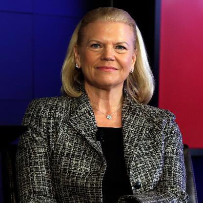 As Commerce Secretary I’ve always been impressed by Ginny Rometty, the chair, president, and CEO of IBM.