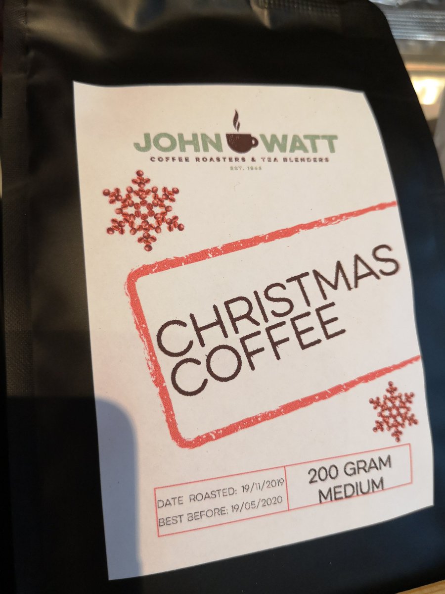 GallowaySoup's tweet photo. John Watt Christmas Coffee now is stock to buy. Pop in and have a look. Great idea for a coffee lover this Christmas. You could even make up a bespoke hamper with it in for extra brownie points 😉
@johnwatt_son @gallowaysoup #shoplocal https://t.co/a6skjoCSpQ