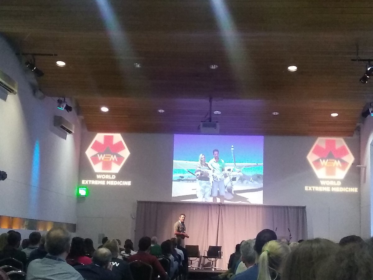 Listening to Dr. Rudie Van Vuuren talk about #conservationmedicine is bringing me back to last year's trip to #Namibia @Naankuse  #WEM19 Cannot recommend the experience enough! @extremeexpo @ourdynamicearth