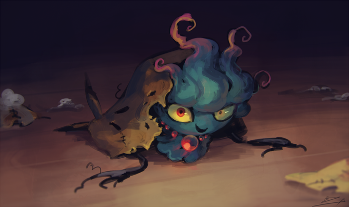 「ghost pokemon (creature)」 illustration images(Oldest)
